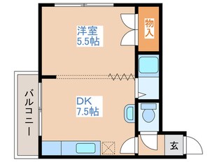 ロックロ－ド３４の物件間取画像